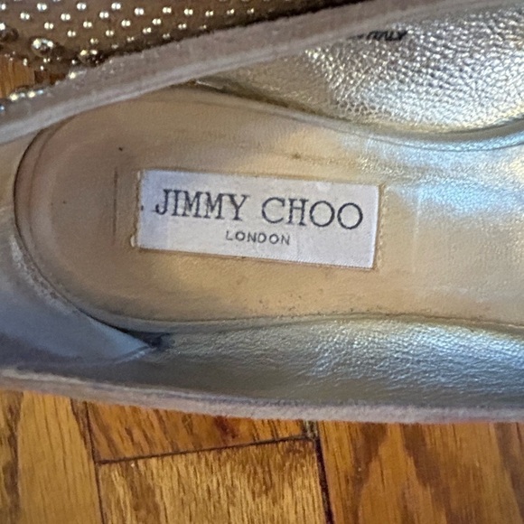 Jimmy Choo Suede Studded Ballet flats, size 37.5 - Picture 9 of 12
